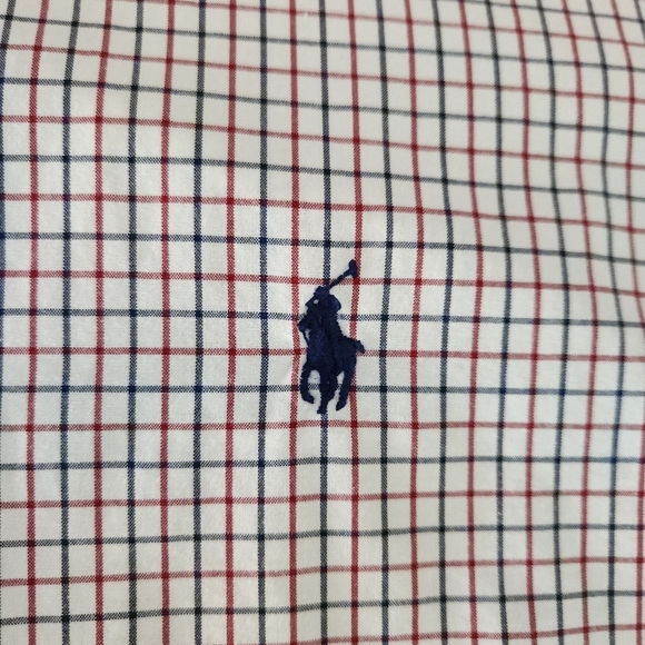 Polo Ralph Lauren Plaid Long Sleeve Shirt Men’s Large – Custom Fit - Picture 4 of 11